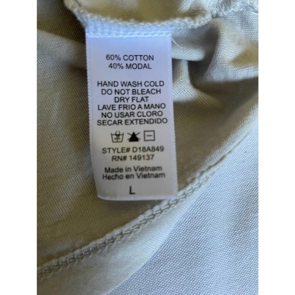 Nectar Clothing Women's T Shirt Tee Top Size L Pug In Lady Hand SS Ctn Modal - Picture 9 of 10